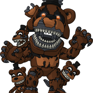 Nightmare Freddy and Freddles