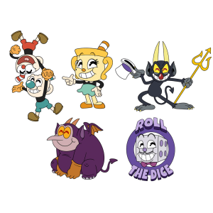 Cuphead Pin Set