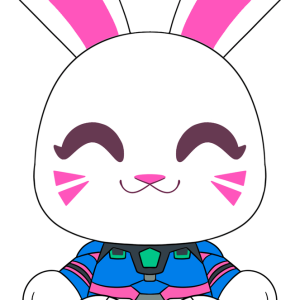 D.VA Bunny Plush (9in)