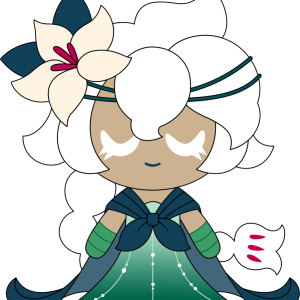 White Lily Cookie Plush (9in)