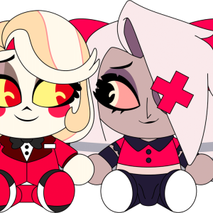 Valentine's Charlie & Vaggie Plush (9in)