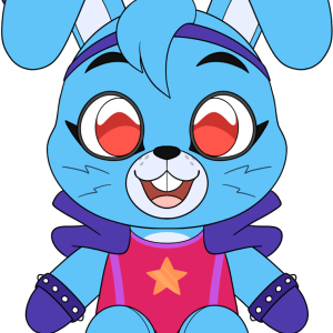 Ruined Glamrock Bonnie Plush (9in)