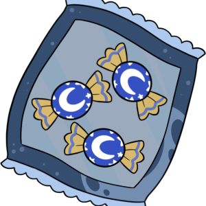 Moondrop Candy Shaker Pin