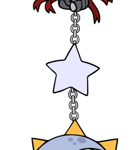 Sun and Moon Hanging Pin