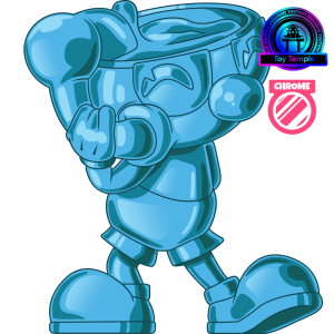 Blue Chrome Mugman