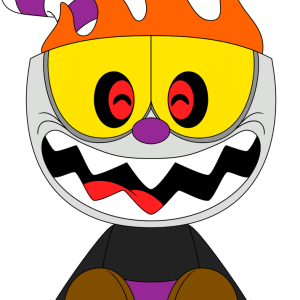 Evil Cuphead Plush (9in)