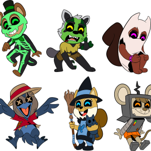 Popgoes Halloween Pin Set