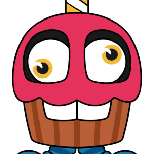 Party Mr Cupcake Bobble Pin
