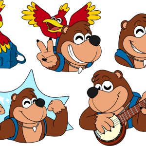 Banjo Kazooie Pin Set (Banjo)