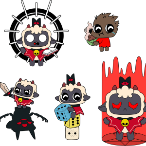 Cult of the Lamb Pin Set