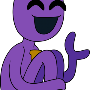 Purple Guy Pin
