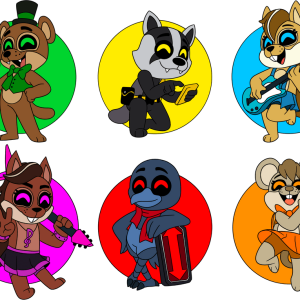 Popgoes Pin Set